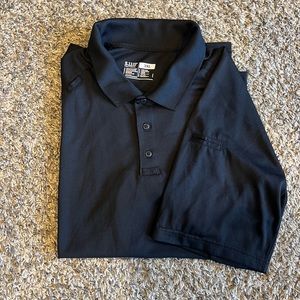 5.11 Tactical Men’s Snag-free Performance Short-sleeve Polo. Black. Size 3XL.